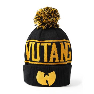 Wu Tang Clan Woolly Beanie Hat with Pompom