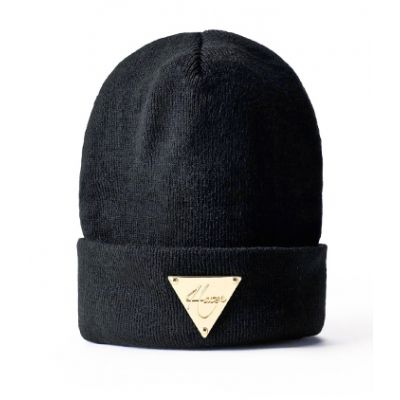 Gold Plaque Hater Winter Beanie hat for men or women
