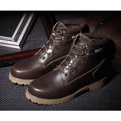 Men's Winter Work Boots with Inside Fur Lining