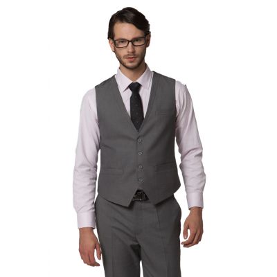 Slim fit Waistcoat jacket for men with 4 button closure