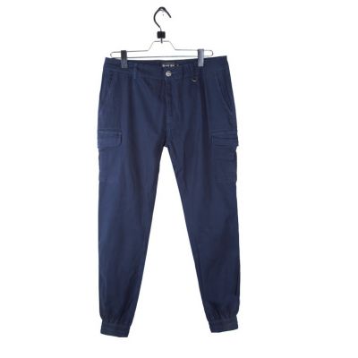 Jogger Pants for Men with Side Pocket and Button Closure