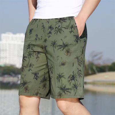 Men's Beach Shorts with Coconut Tree Print