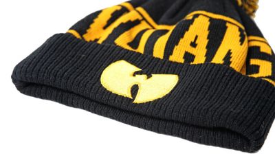 Wu Tang Clan Woolly Beanie Hat with Pompom