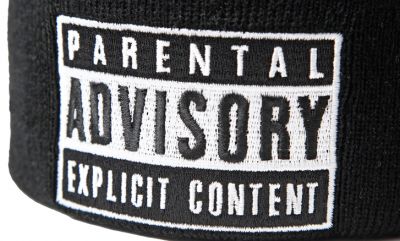 Parental advisory winter beanie hat for men or women