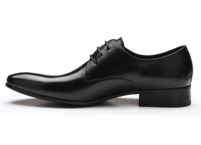 Classic Business Shoes for Men with Laces - Black