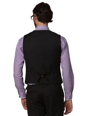 V collar Waistcoat jacket with Long 5 button closure