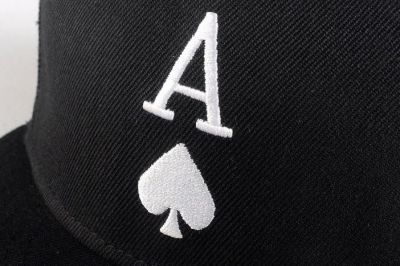 Ace of Spades logo embroidered #ace #blackace #aceofspades