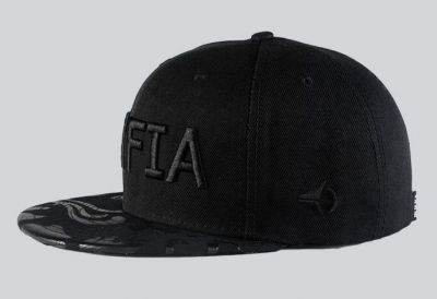 Mafia Embroidered Snapback Baseball Cap Black on Black