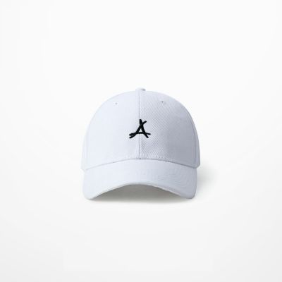 Baseball cap with embroidered manuscript  A