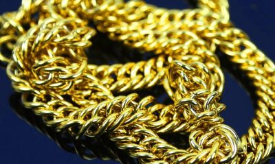 Gold Plated Hip Hop Chain Necklace with Thick Links