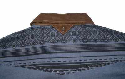 Rock & Revival Chambray Shirt for Men with Ethnic Pattern