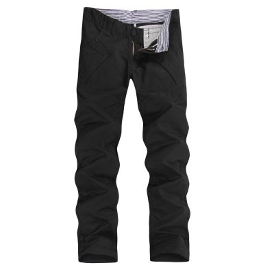Men's coton denim pants Slim Fit Jeans Beige Olive Black