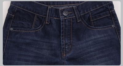 Classic blue Straight Fashion Denim Jeans for Men