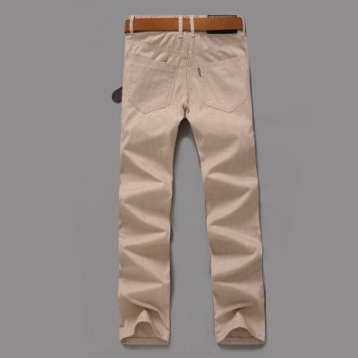Linen Casual Slim Fit Pants for Men Summer Spring Trousers