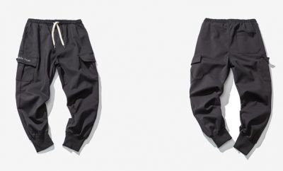 Cargo jogger pants for men with side pockets
