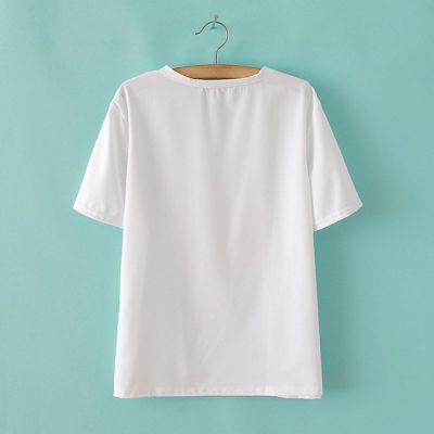 Lipstick Lips T shirt for Women Summer Fashion Loose Fit