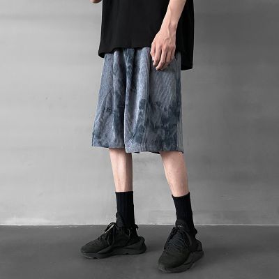 Oversized casual hip-hop style shorts for men