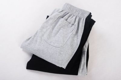 Cotton Sweatpants with Solid Stripe down the side