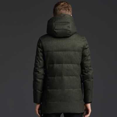 Winter Parka Coat for men goose down with side pockets