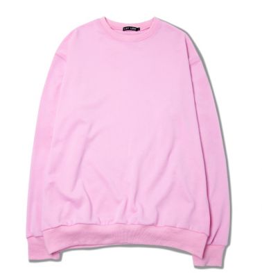 Pink Crewneck Pullover for Men