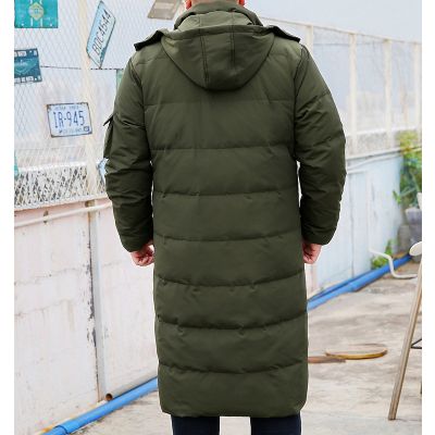 Relaxed fit puffer winter coat for men