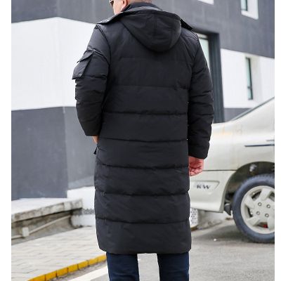 Relaxed fit puffer winter coat for men