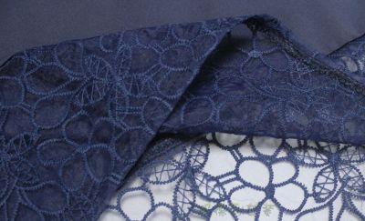 High waist evening lace trim dress sleeveless