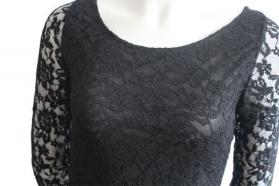 Lace summer dress for women with mid-long sleeves