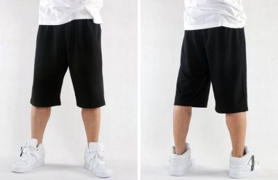Summer Cotton Shorts for Men with Solid Color Side Stripe