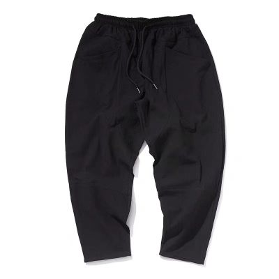 Straight wide-leg baggy trousers for men
