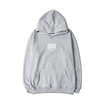 Hoodie Sweatshirt for Men with Barcode and NWOL Print on Front