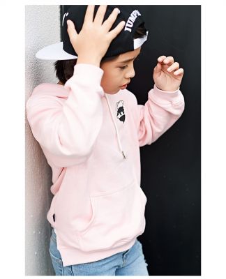Bandito pink hoodie sweatshirt for boys with graphic print