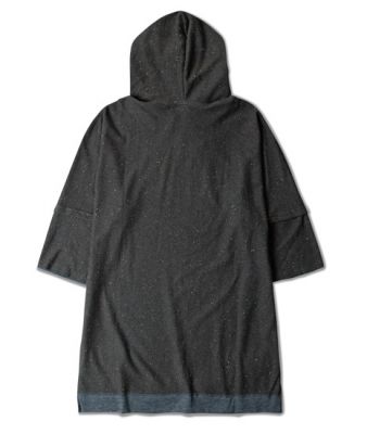 Short Sleeve Hoodie T-shirt for Men with Speckled Paint Print