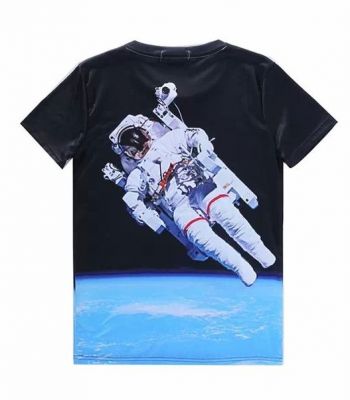 3D Astronaut T shirt for Men with Sublimation Space Print