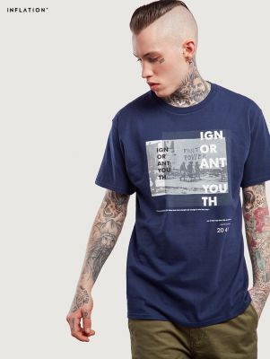 Ignorant Youth Inflation T-shirt for Men