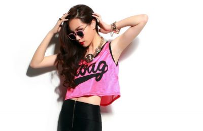 Basketball Jersey Crop Top T shirt for Women Swag Old School
