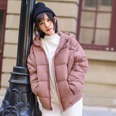 Thick casual coat with hood unisex
