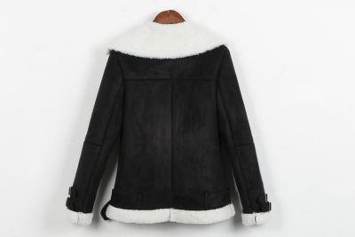 Women's jacket imitation sheepskin retro