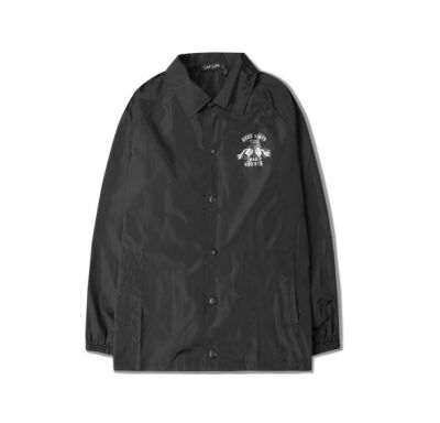 Long Shirt Style Jacket with Good Times Embroidery for Men