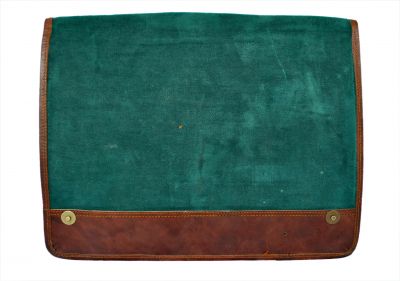 Vintage Fashion Leather Messenger bag for iPad Documents Unisex - Large