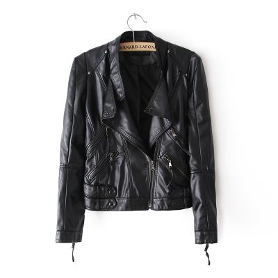 Perfecto Leather Jacket for women with Multiple Pockets