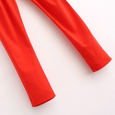 Casual Stretch Trousers for Women High Waist with Side Pockets