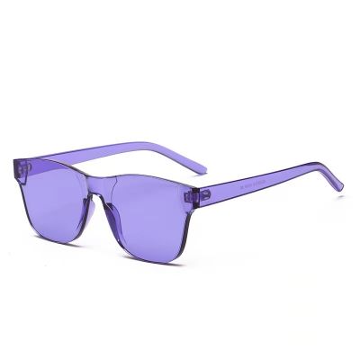 Wayfarer Sunglasses with See Through Transparent Colored Frame
