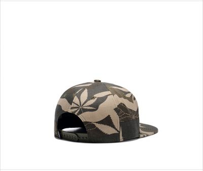 Weed Leaf Camouflage Snapback Cap Baseball