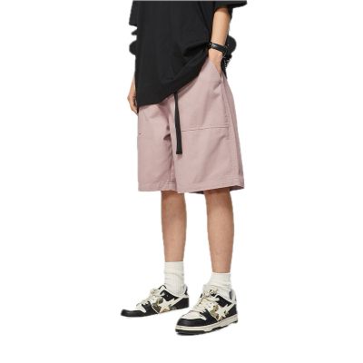 Wide-Leg Cargo Shorts in Pure Cotton - Unisex Casual Style