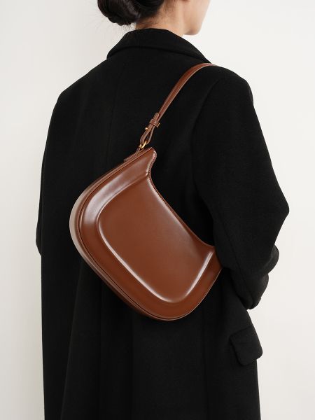 Genuine Leather Vintage Saddle Bag - Single Shoulder Crossbody
