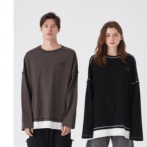 Long sleeves t-shirt in cotton unisex