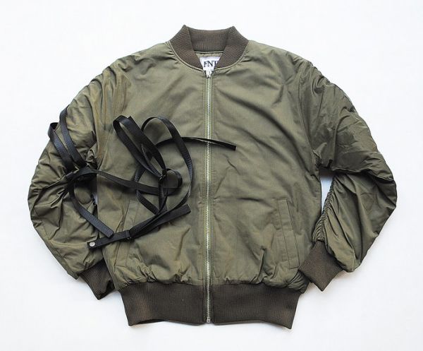 MA1 Classic Bomber Jacket for Men with Back Straps